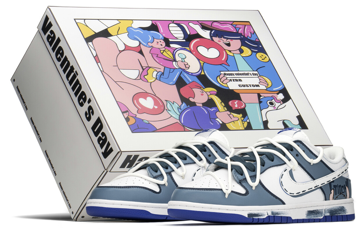 

Мужские кроссовки для скейтбординга Nike Dunk, Ultra Blue/Fire Orchid