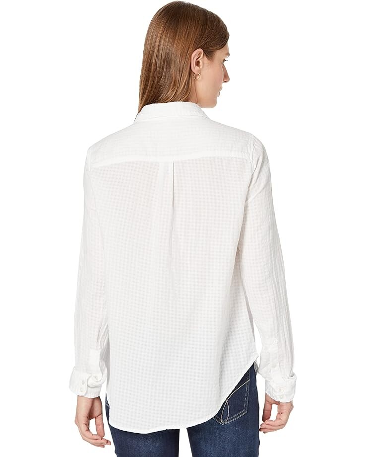 

Блуза Dylan by True Grit Gauze Long Sleeve Taylor Blouse, белый