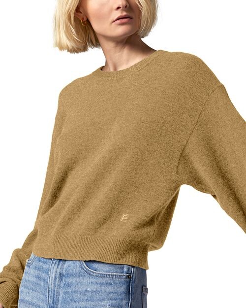 

Кашемировый свитер Elodie с круглым вырезом Equipment, цвет Tan/Beige