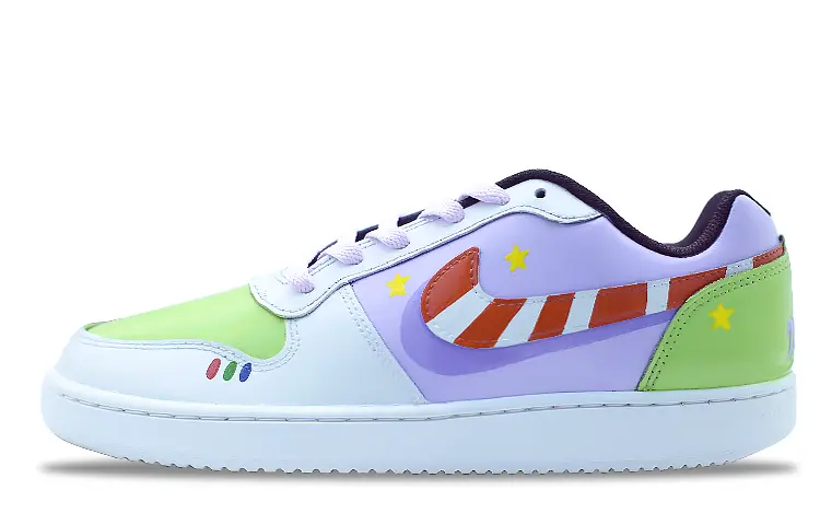 

Кроссовки Nike EBERNON Skateboarding Shoes Women's Low-top Green/Red, фиолетовый