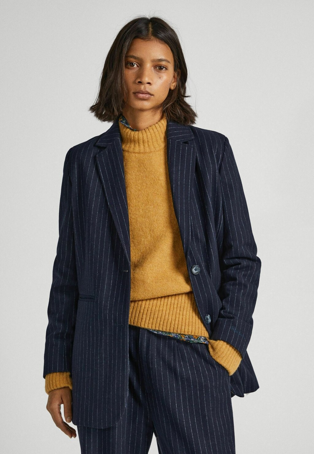 

Классическое пальто Pepe Jeans, синий