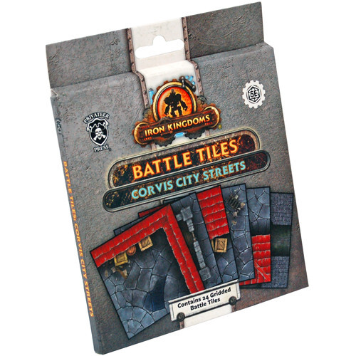 

Ролевая игра Privateer Press Iron Kingdoms RPG: Battle Tiles - Corvis City Streets (Clearance)