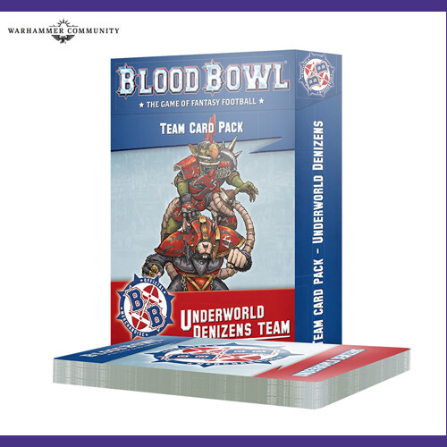 

Коллекционные карточки Blood Bowl: Underworld Denizens Team Card Pack Games Workshop