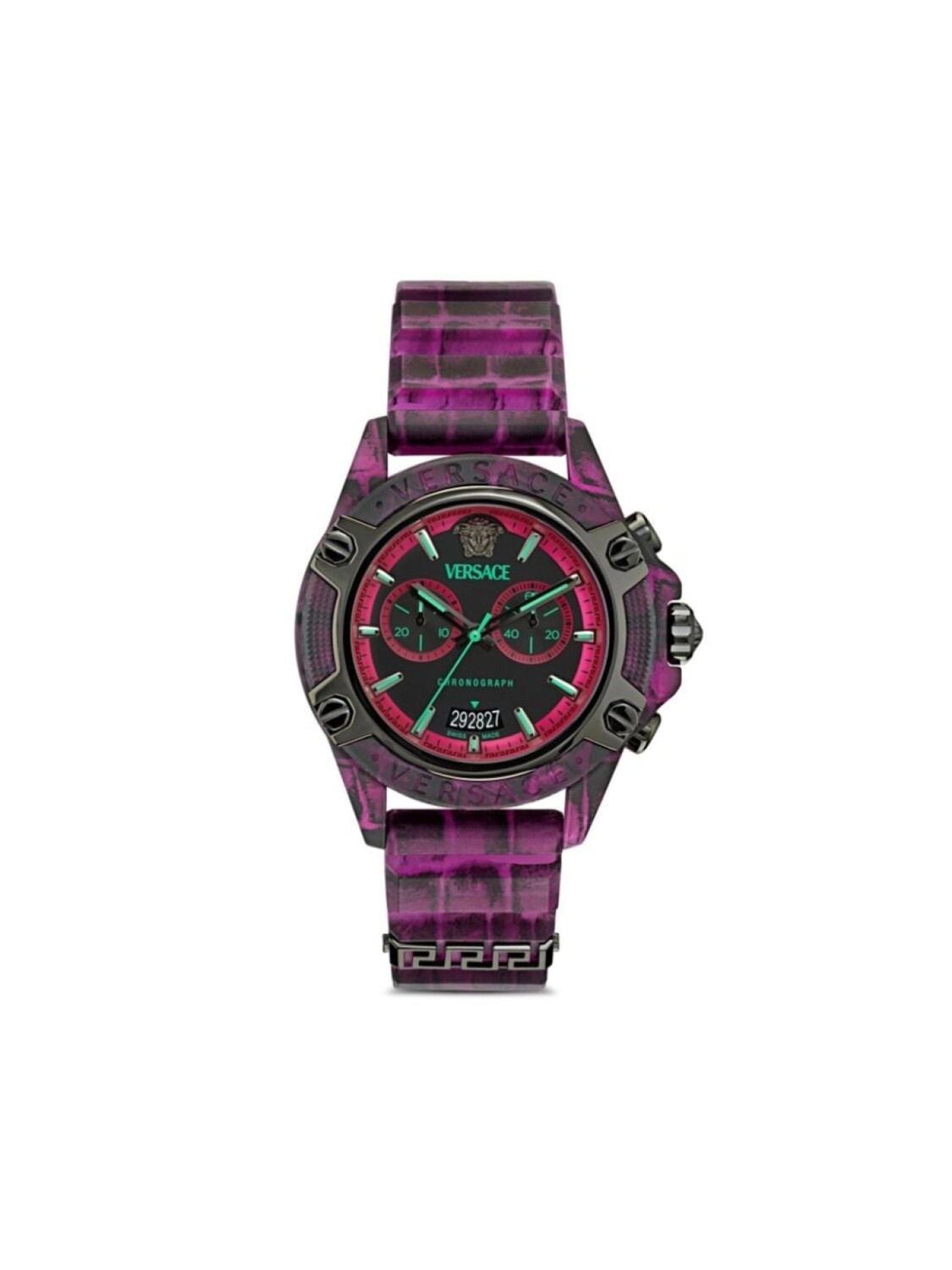 

Наручные часы New Icon Active 44 мм Versace, черный