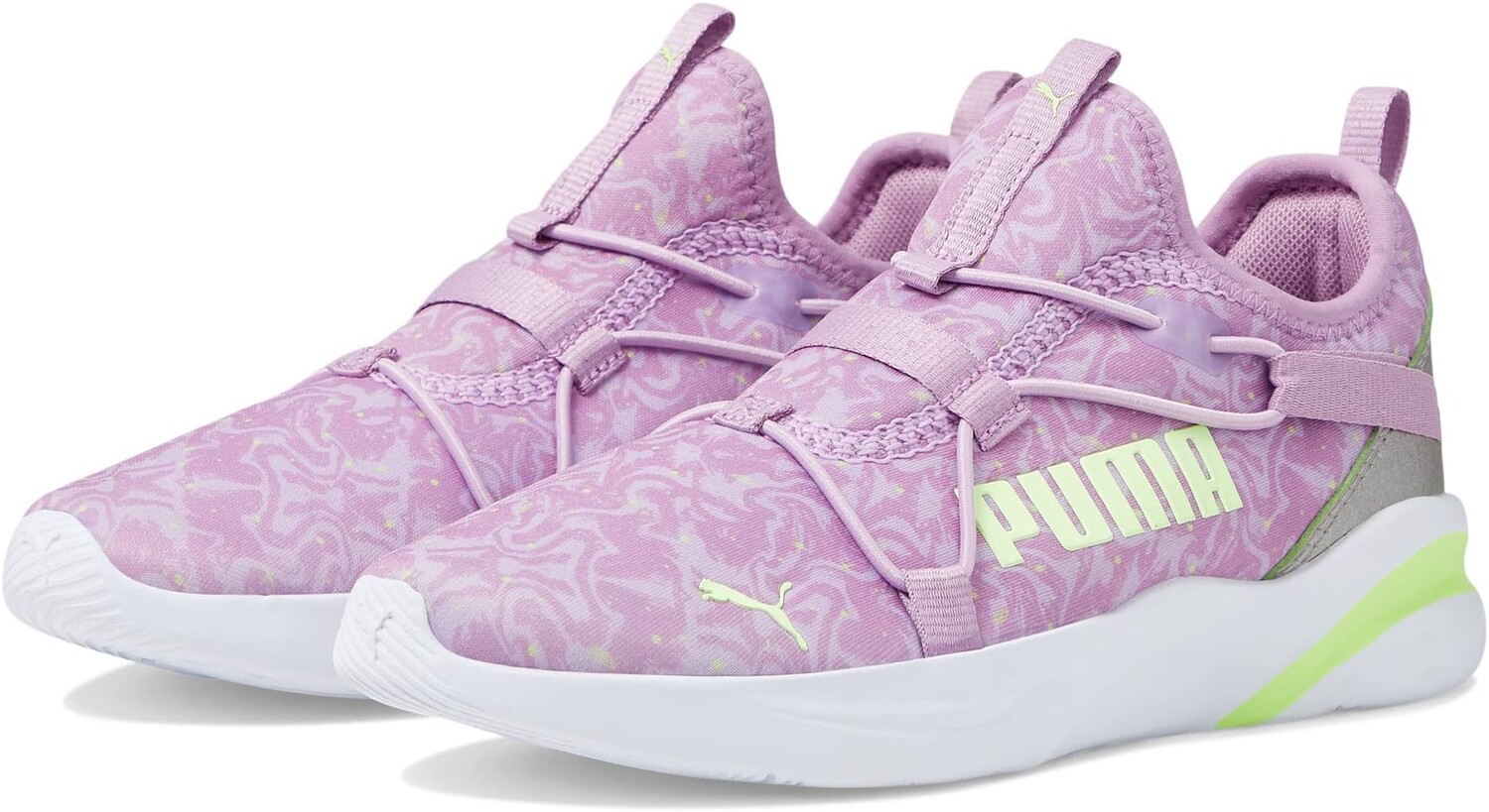 

Кроссовки Rift Slip-On Space Glam PUMA, цвет Smoky Grape/Fizzy Apple/White