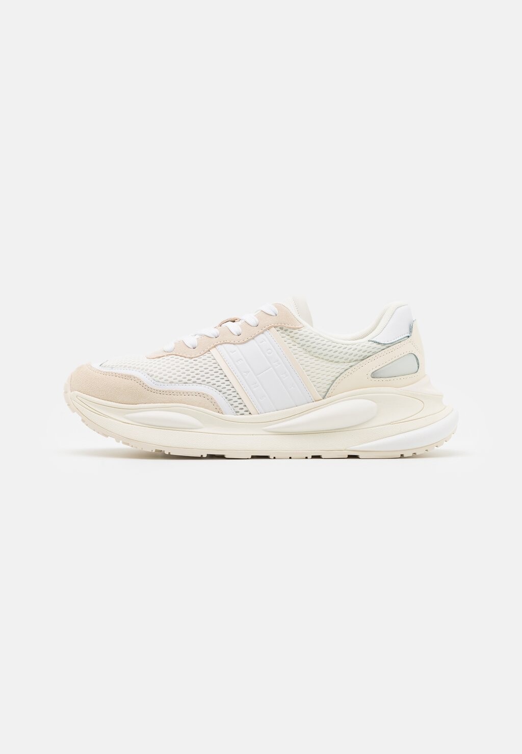 

Кроссовки Tommy Jeans Runner, бежевый/белый/светло-розовый