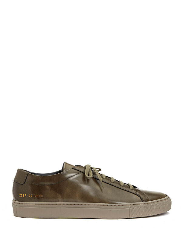 

Коричневые мужские кожаные кроссовки с логотипом Common Projects