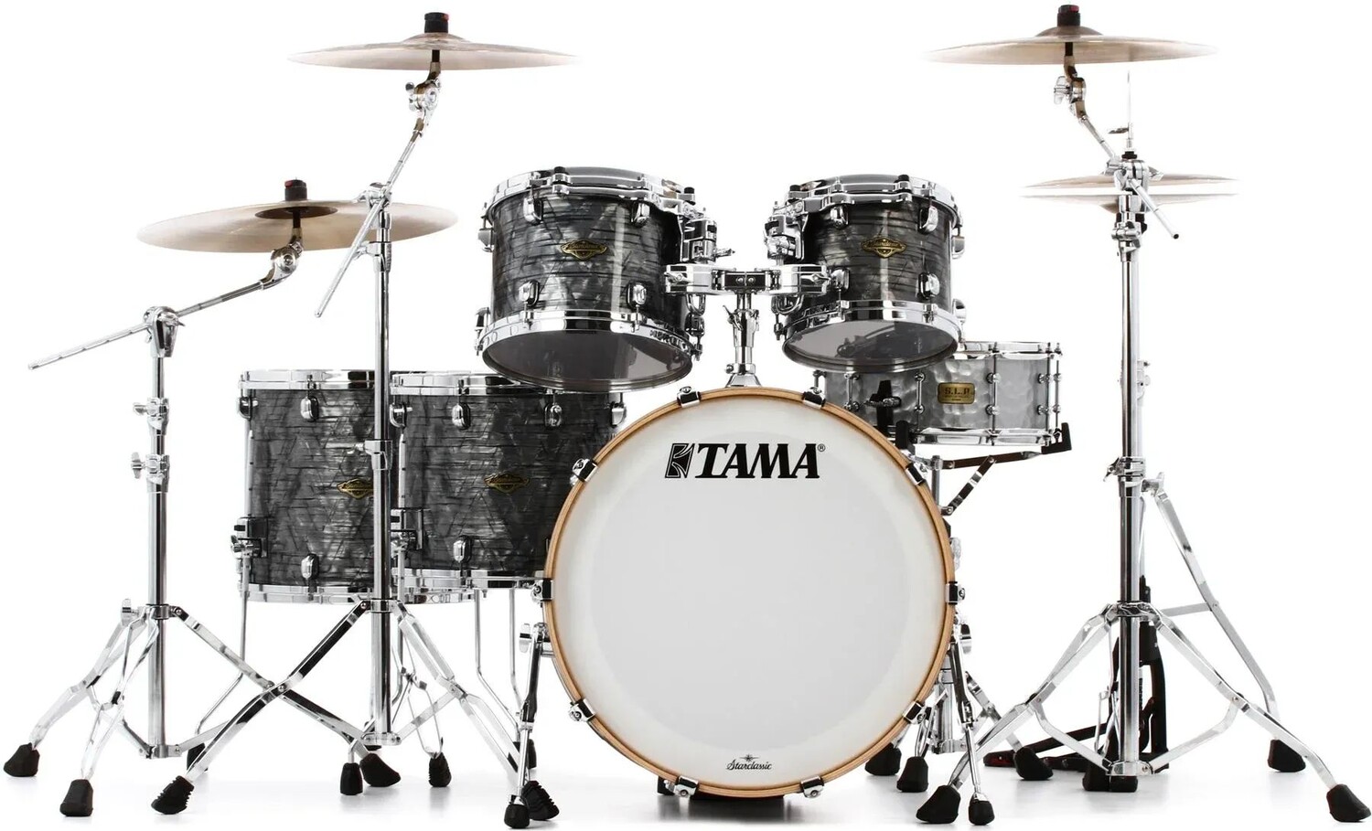 

Tama Starclassic Орех/Береза ​​WBR52LS Набор из 5 предметов - Угольный оникс