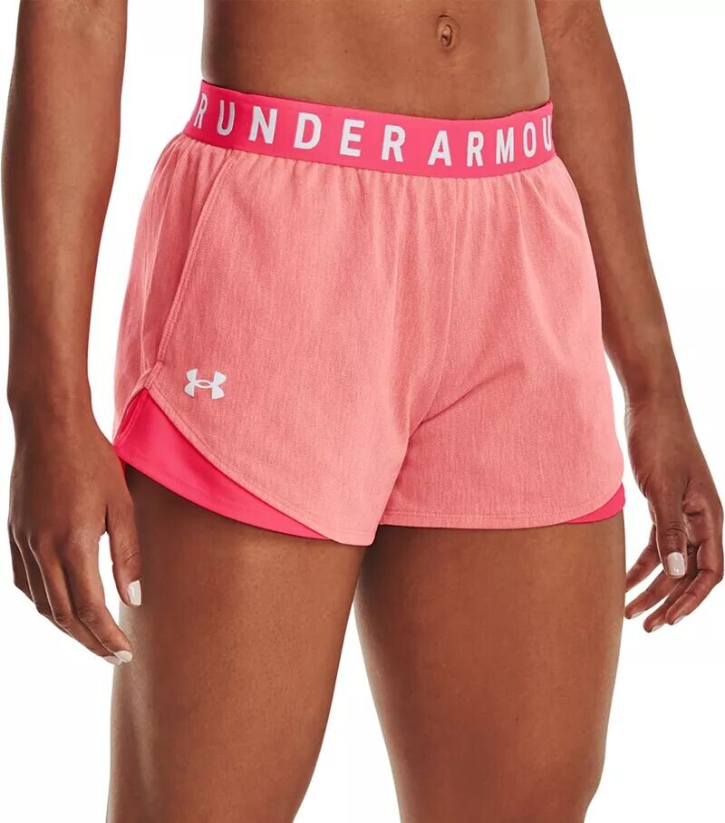 

Женские шорты Under Armour Play Up 3.0 3 дюйма, розовый