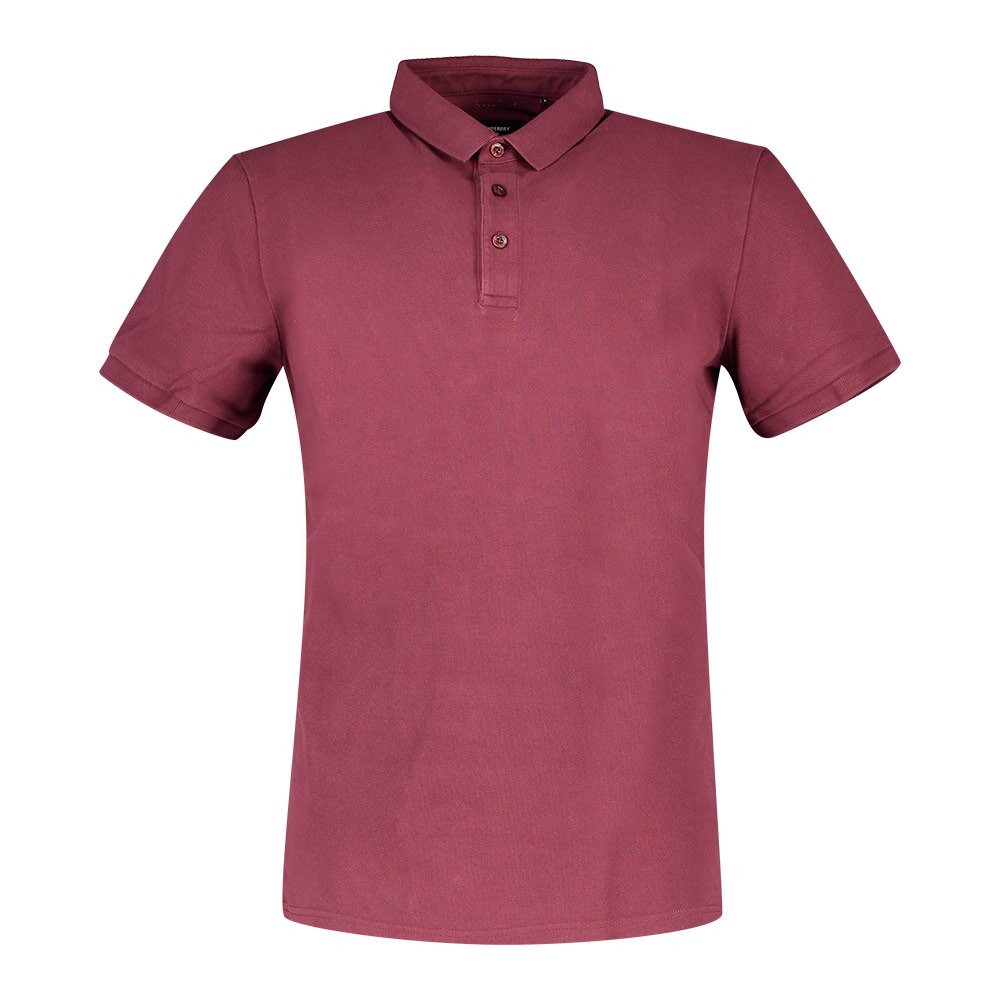 

Поло с коротким рукавом Superdry City Pique Organic Cotton, красный
