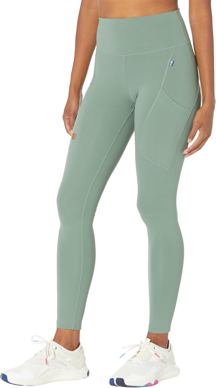 

Брюки Abisko Tights Fjällräven, цвет Patina Green