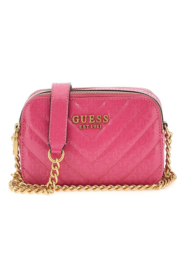 

Сумка Jania с узором Guess, фуксия