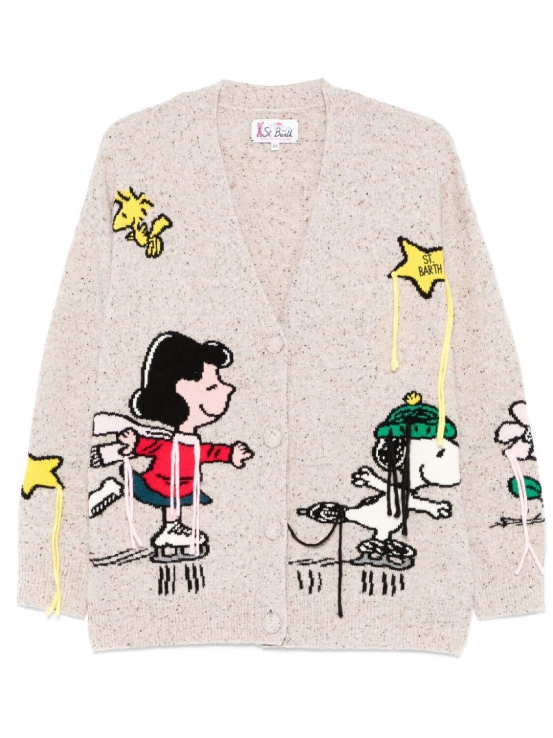 

Кардиган MC2 Saint Barth x PEANUTS Sasi, коричневый