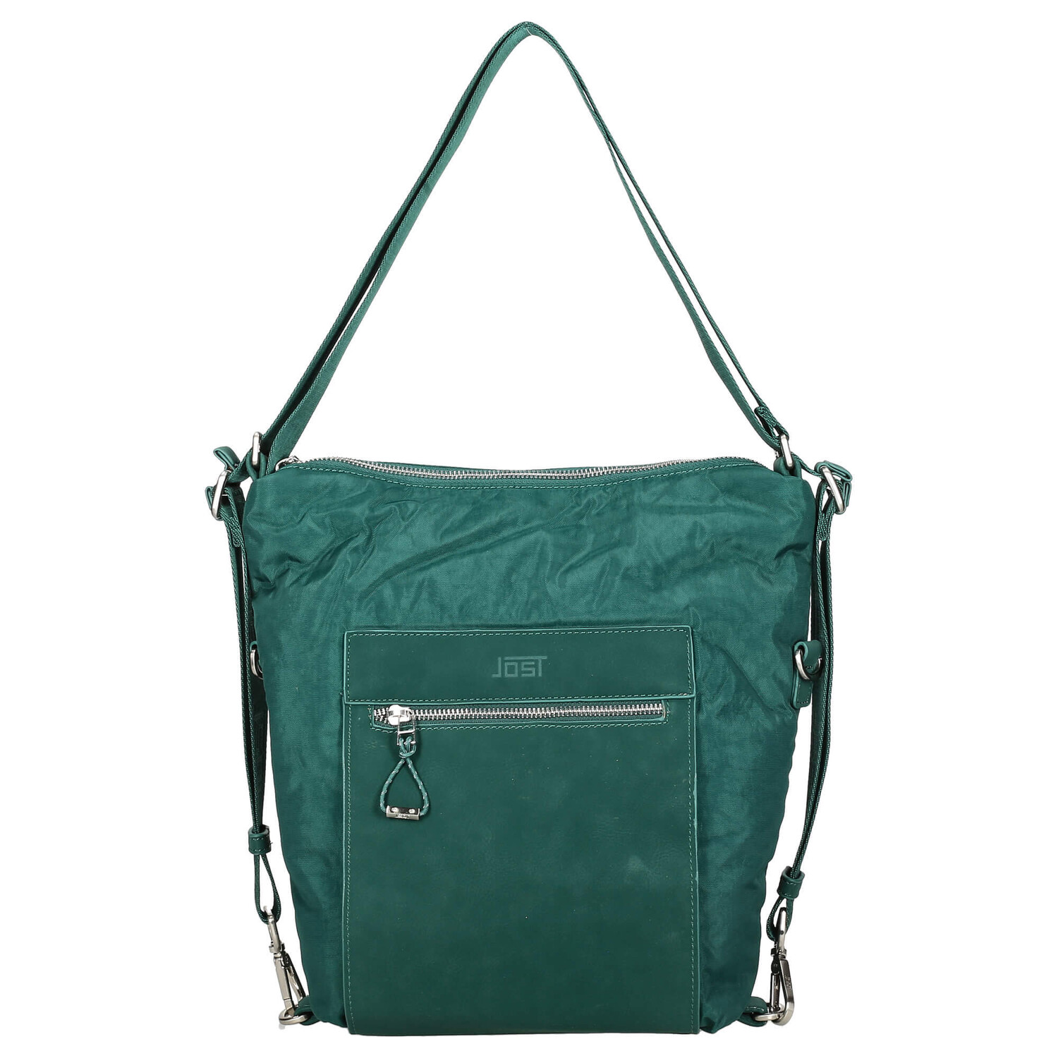 

Сумка через плечо Jost Roskilde 2 Way Tasche 34 cm, цвет bottlegreen
