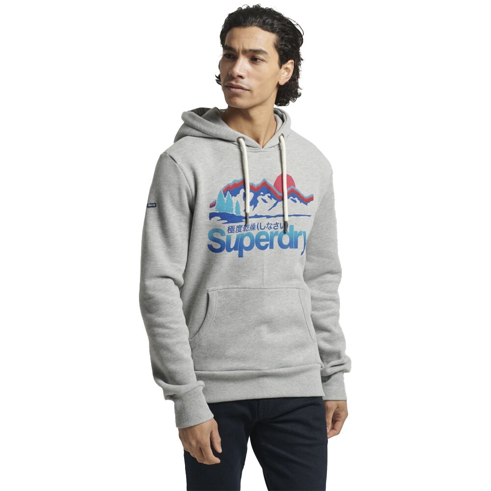 

Худи Superdry Vintage Cl Great Outdoors, серый