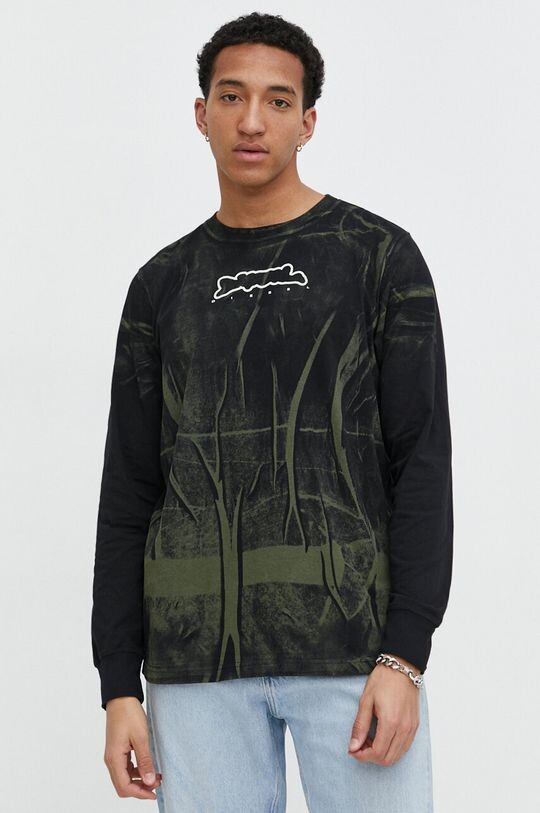 

Хлопок с длинным рукавом Diesel, черный