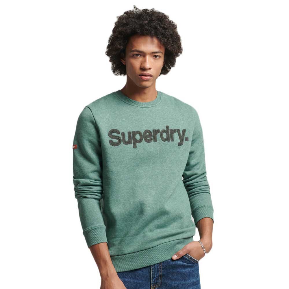 

Толстовка Superdry Vintage Core Logo Classic Crew, зеленый