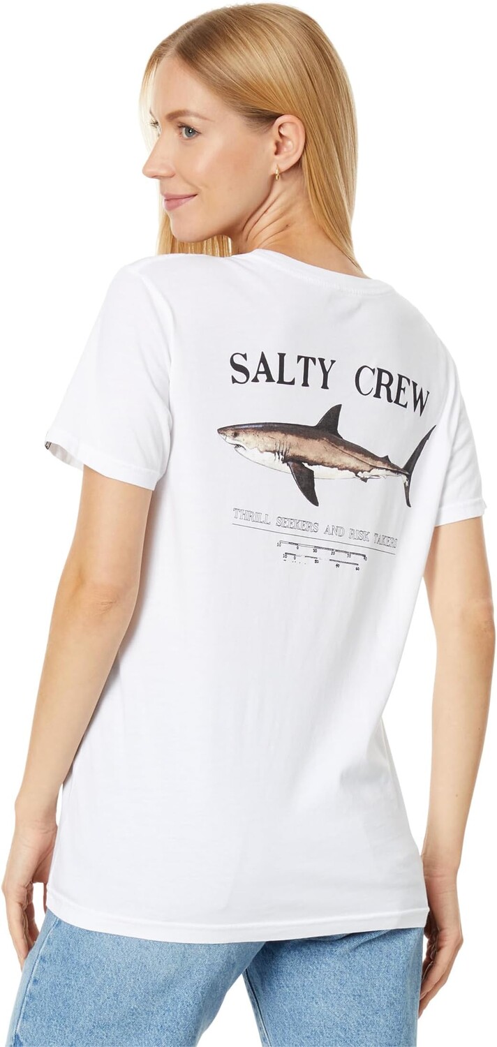 

Футболка с короткими рукавами Брюса-бойфренда Salty Crew, белый