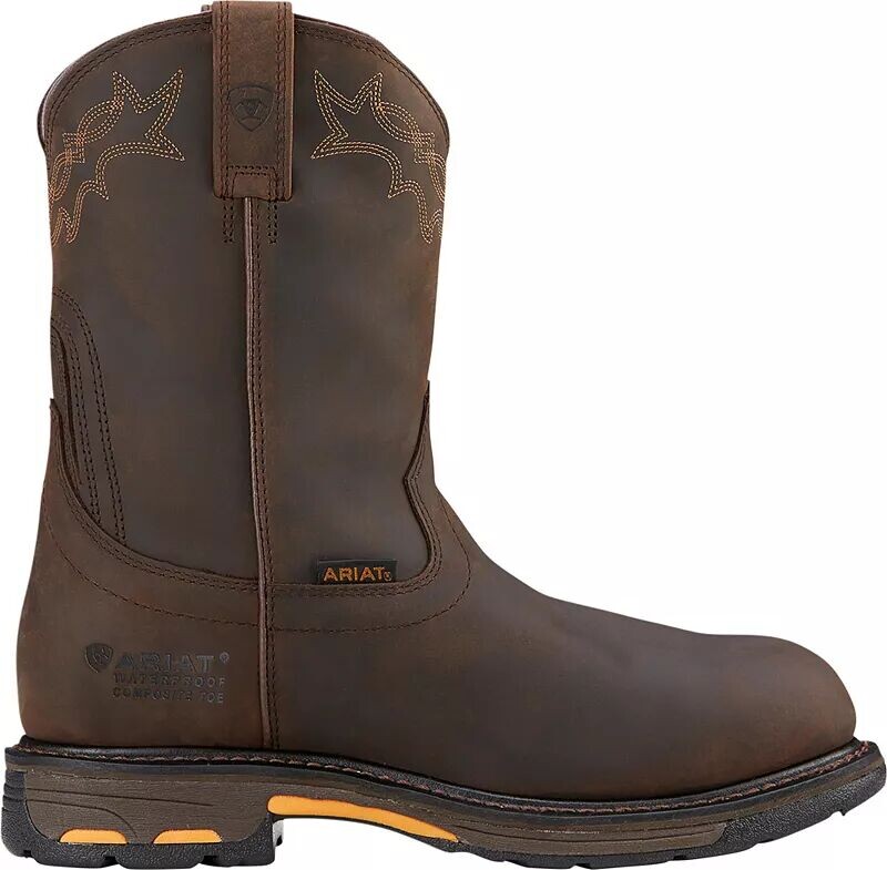 

Мужские рабочие ботинки Ariat WorkHog с водонепроницаемым композитным носком