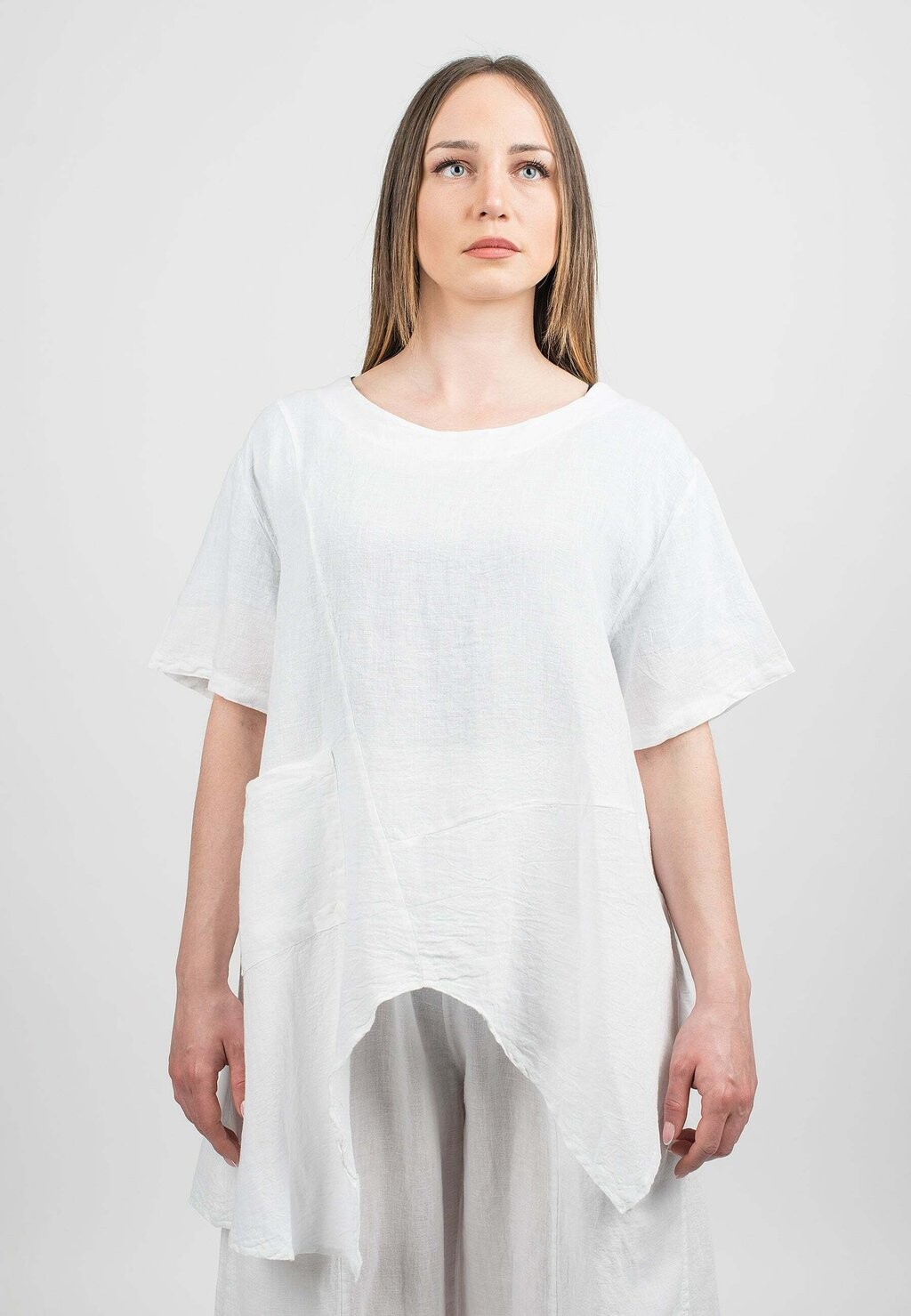 

Туника Dalle Piane Cashmere, белый