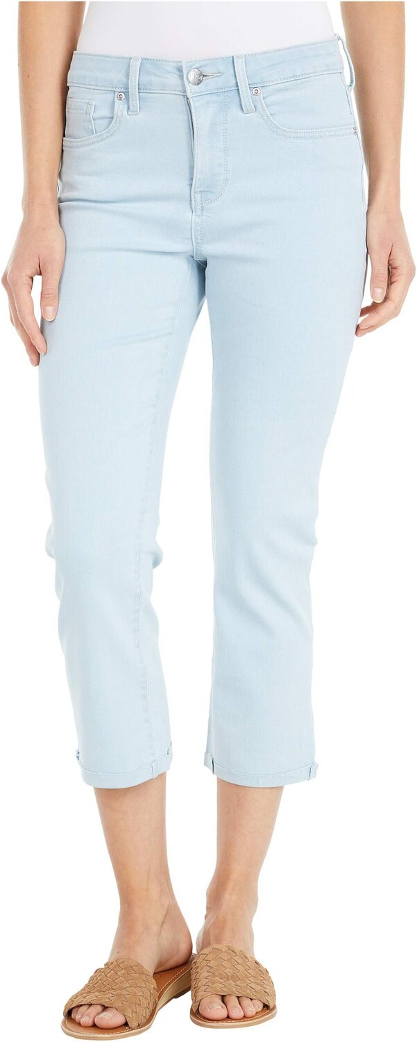 

Джинсы NYDJ Chloe Capri Jeans with Raw Cuffs in Valhalla, цвет Valhalla