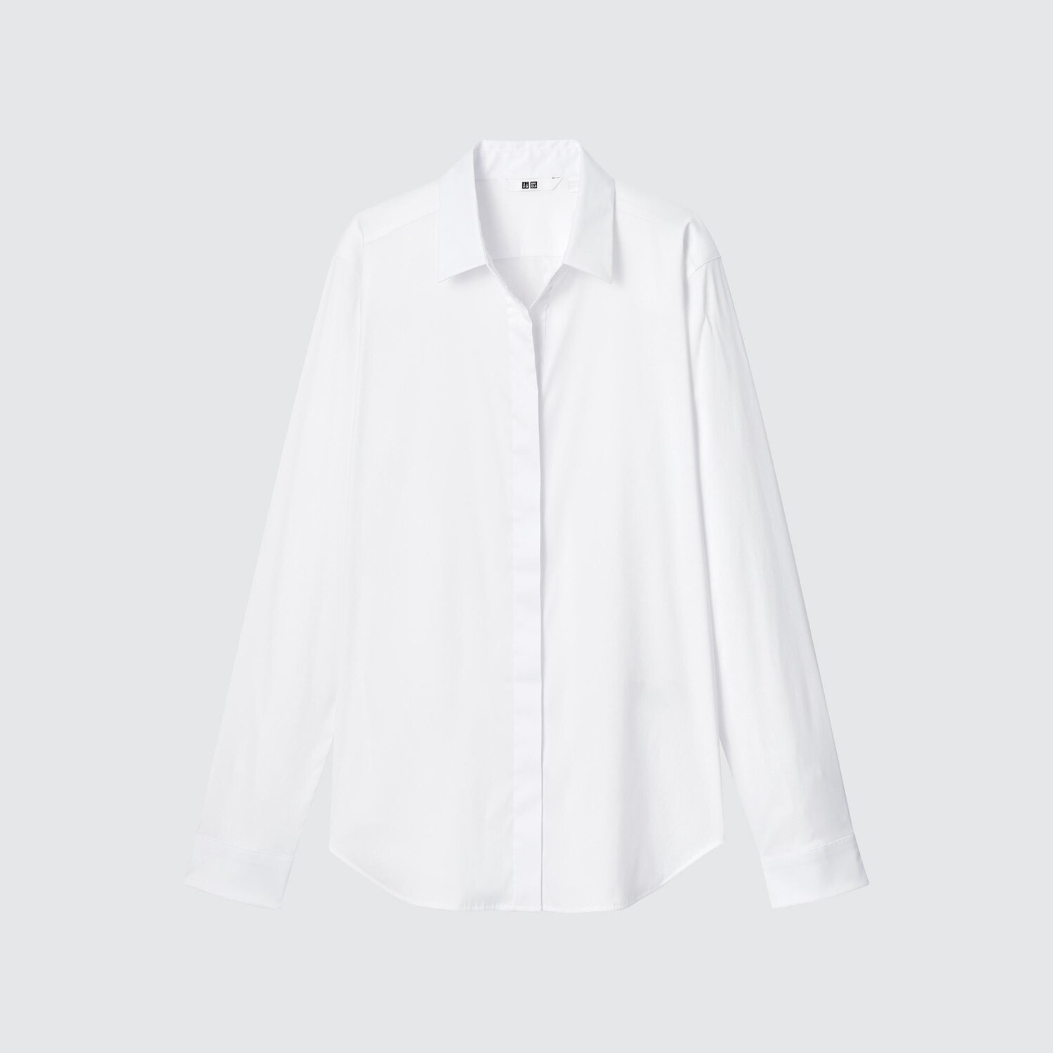 

Рубашка UNIQLO Supima Stretch из хлопка, белый