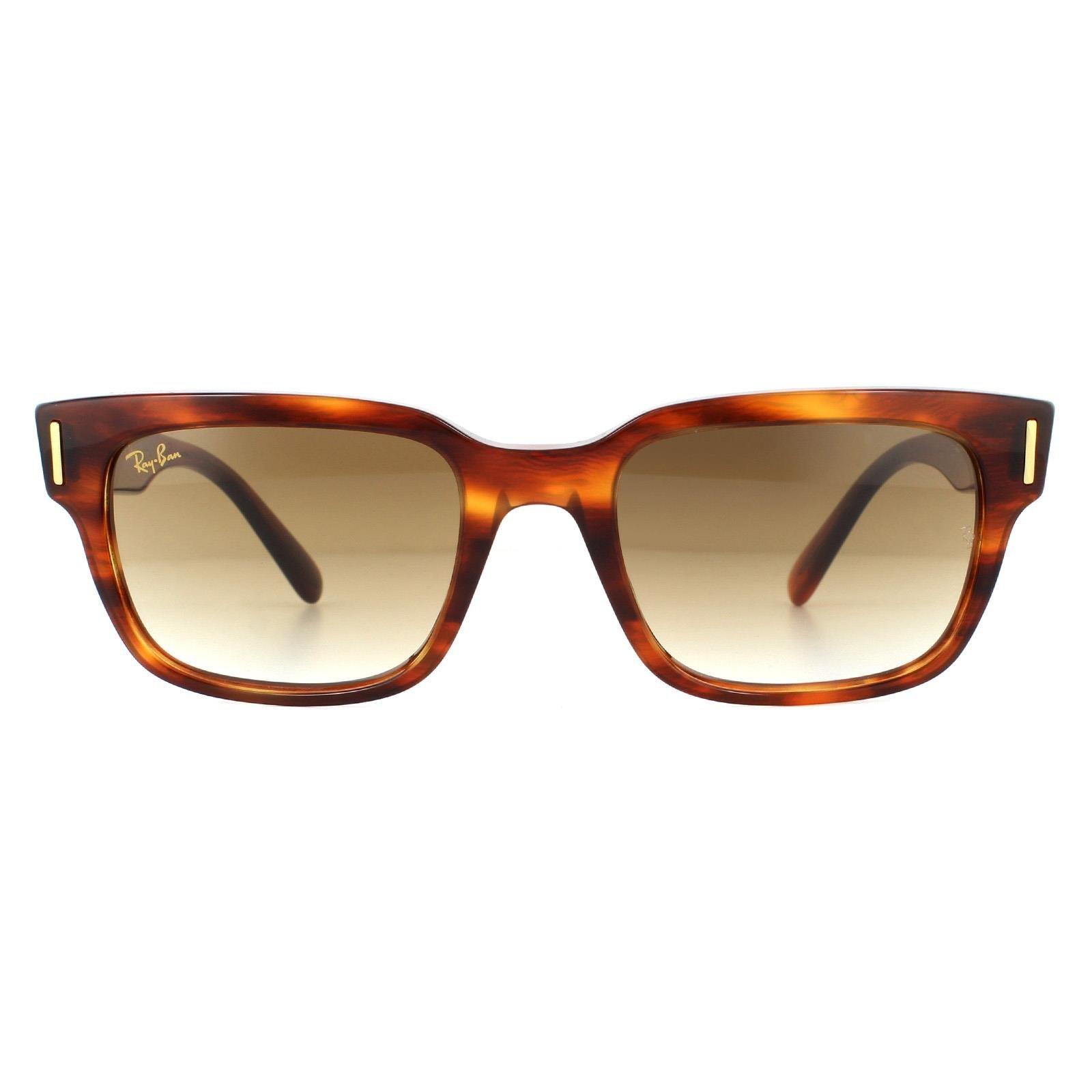 Квадратные черепаховые светло-коричневые солнцезащитные очки с градиентом Ray-Ban, коричневый цена и фото
