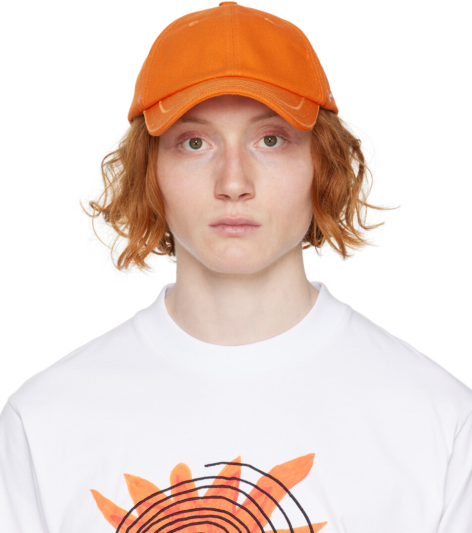 

Оранжевая кепка Le Raphia 'La Casquette Jacquemus' Jacquemus