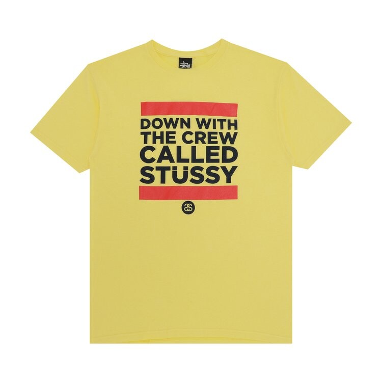

Футболка Stussy Down With The Crew 'Yellow', желтый