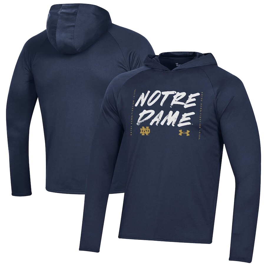 

Футболка с длинным рукавом Under Armour Notre Dame Fighting Irish, нави