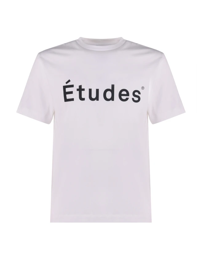 

Хлопковая футболка с логотипом Études, белый
