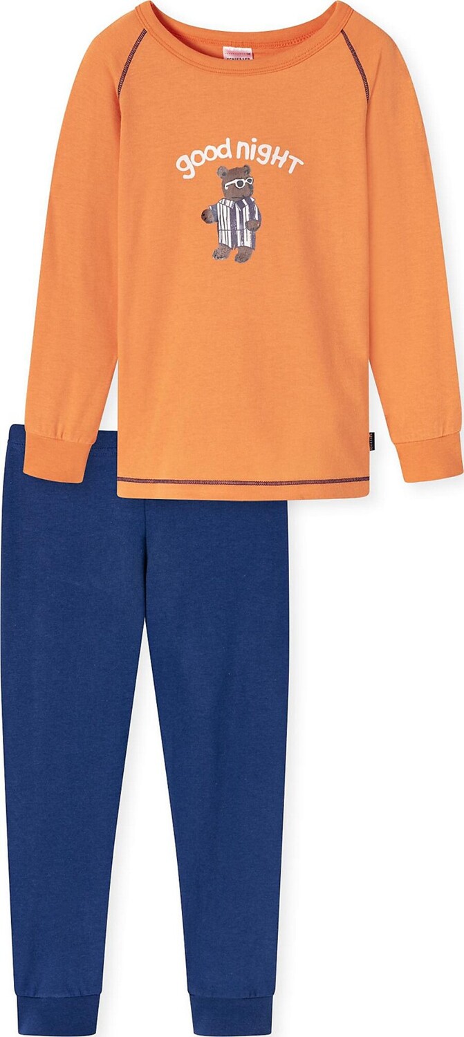 

Пижама SCHIESSER Pajamas, цвет Gentian/Apricot