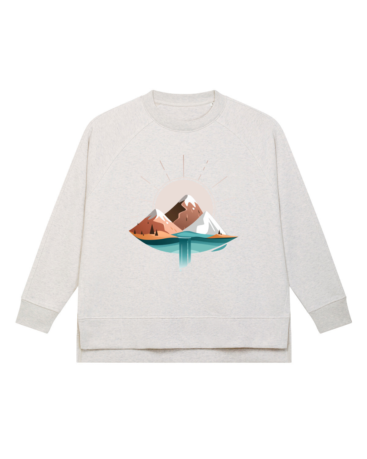 

Толстовка wat Apparel Sunrise & Lake, цвет Cream Heather Grey