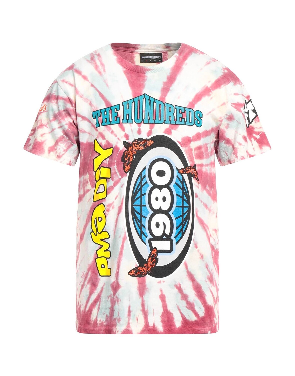 

Футболка The Hundreds, лиловый