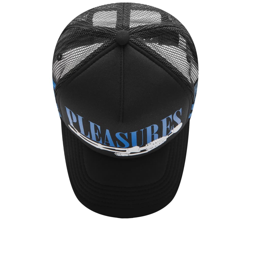 

Кепка Pleasures Bones Trucker Snapback, черный