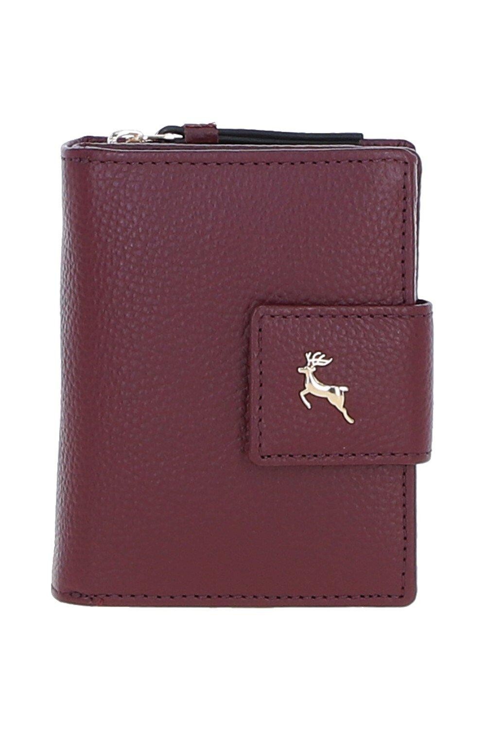 

Кошелек/кошелек с защитой RFID и застежкой-молнией 'Arte in Pelle' Ashwood Leather, красный