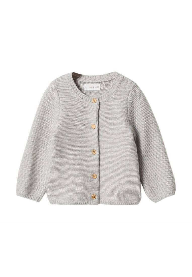

Кардиган BOBA Mango Kids, цвет light heather grey
