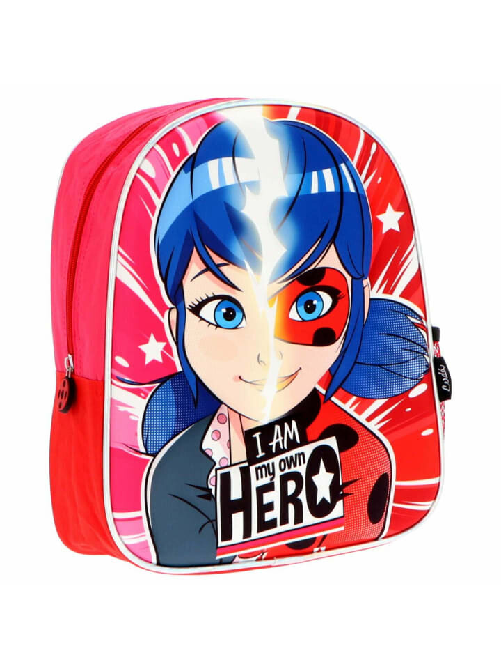 

Рюкзак COFI 1453 Miraculous Ladybug Schul Stilvoller Schulbegleiter, красный