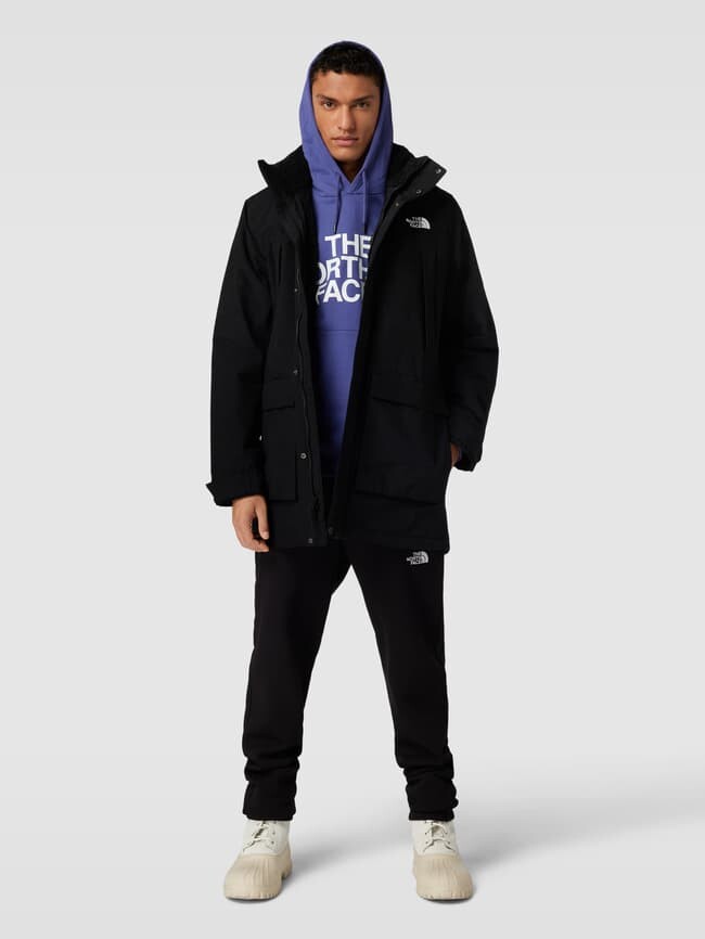 

Парка с пришивной этикеткой модель "КАТАВИ" The North Face, черный