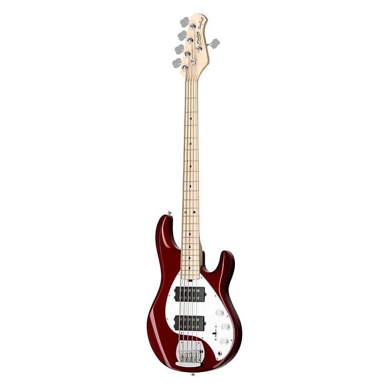 

Басс гитара Sterling by Music Man STINGRAY RAY5HH 5 String Bass - Candy Apple Red