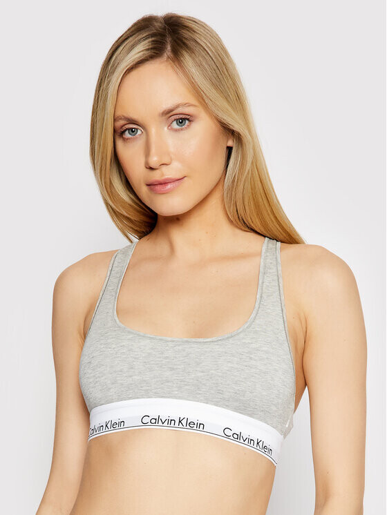 

Верхний бюстгальтер Calvin Klein, серый