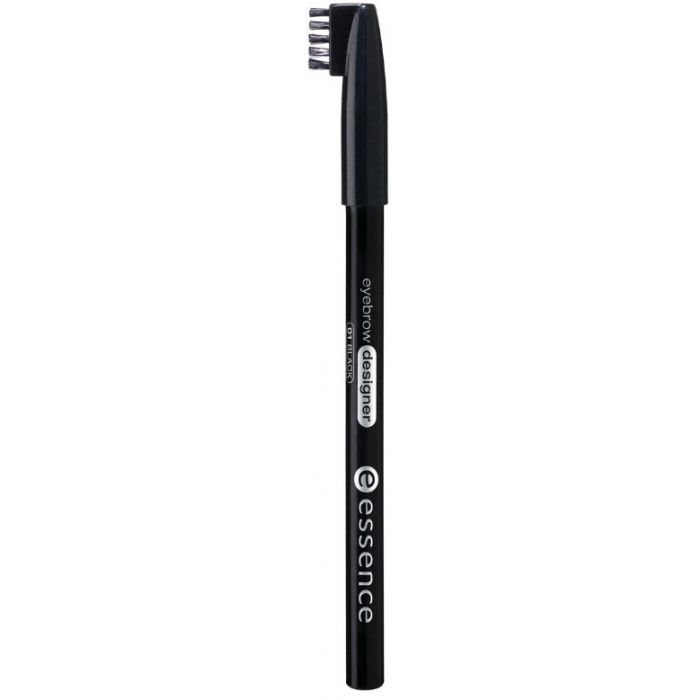 Карандаш для бровей Eyebrow Designer Lápiz de Cejas Essence, 01 Black essence ножницы для бровей essence scissors