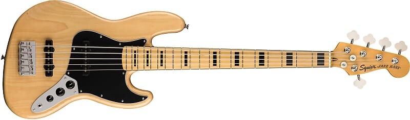 

Басс гитара Fender Squier Classic Vibe '70s 5-String Electric Jazz Bass V Guitar, Natural