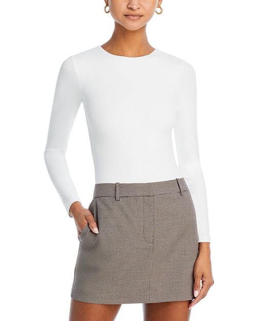 

Боди из джерси с длинными рукавами AQUA, цвет Ivory/Cream