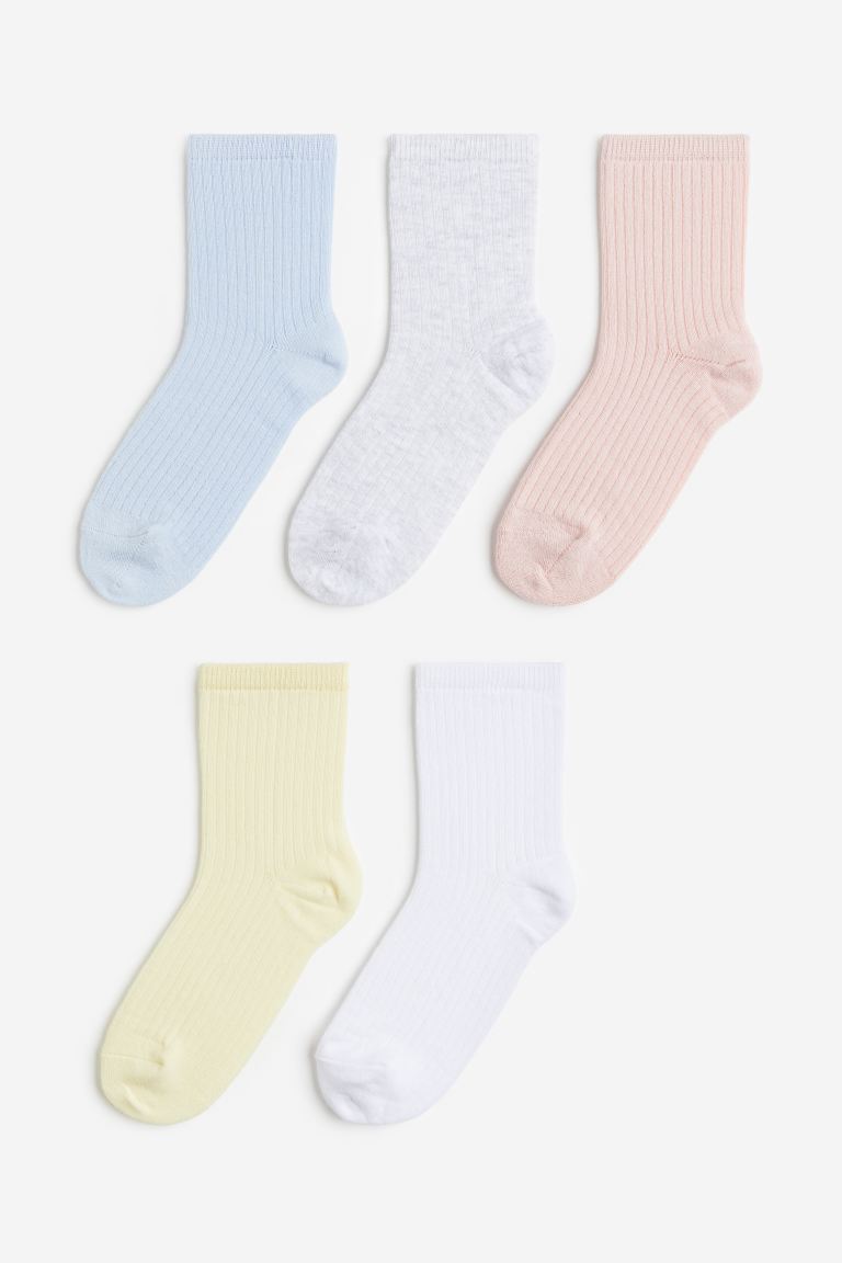 Упаковка из 5 носков H&M, желтый носки теропром 5 пар размер 38 розовый серый голубой