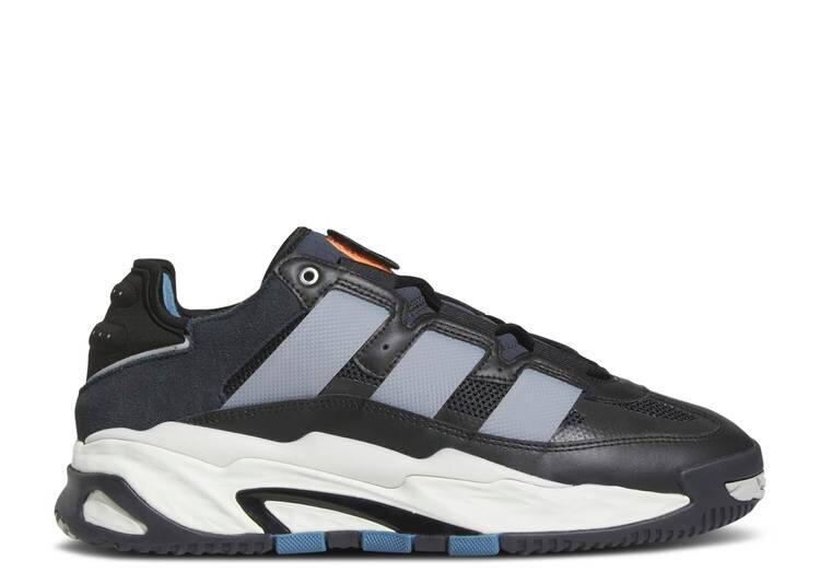 

Кроссовки Adidas NITEBALL 'BLACK CARBON BLUE', черный