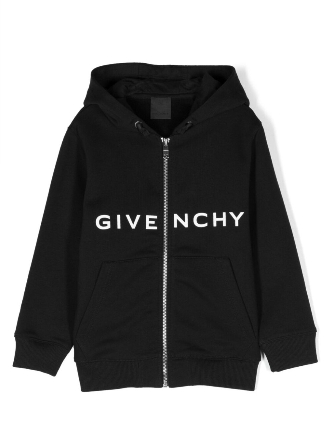 

Givenchy Kids худи на молнии с логотипом 4G, черный
