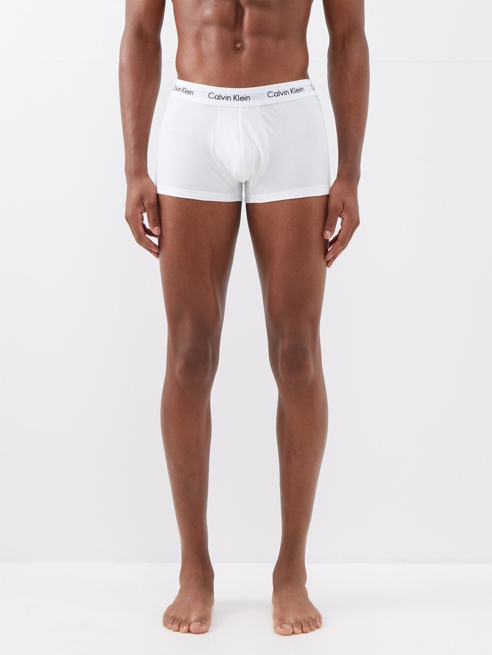 

Комплект из трех коротких боксеров. Calvin Klein Underwear, белый