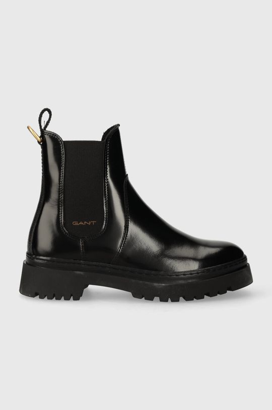 Кожаные ботинки челси Aligrey Gant, черный кожаные байкерские ботинки aligrey gant черный