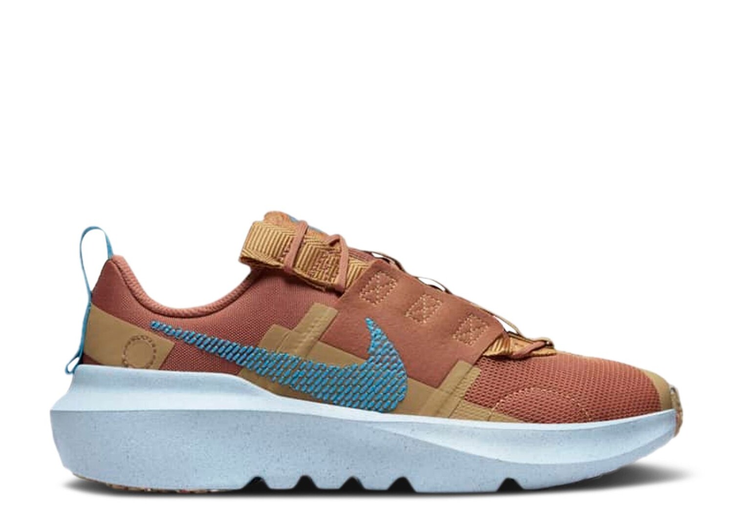 

Кроссовки Nike Crater Impact Gs 'Mineral Clay Laser Blue', коричневый
